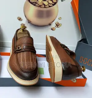 Classic Italian Leather Loafers Shoe