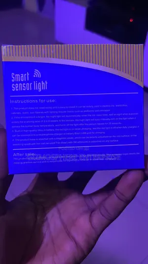Rechargeable Rgb+Motion Sensor