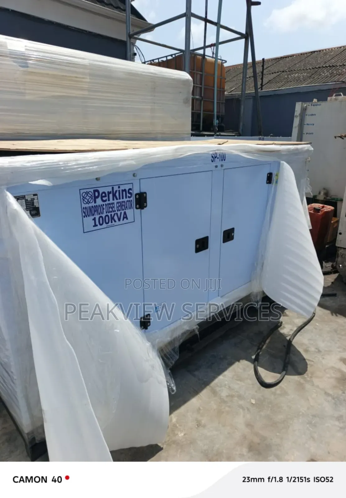 100kva Perkins Industrial Soundproof Generator