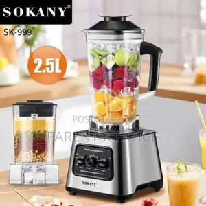 2 in 1 Heavy Duty Blender 2.5l 6000w