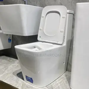 Water Closet With Wall-Hung Basin
