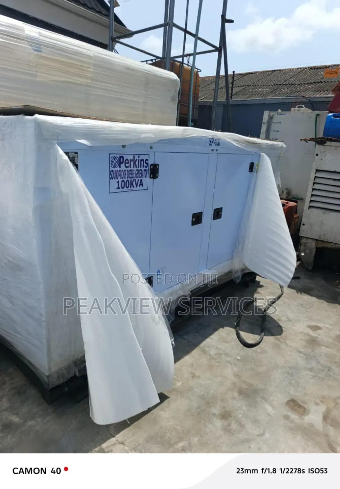 100kva Perkins Silent Generator for Industrial Use
