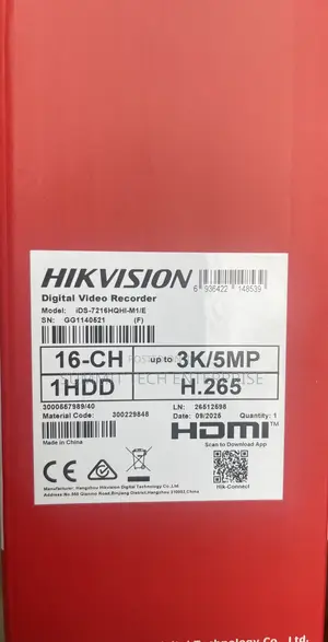 Hikvision 16ch DVR Up to 5mp