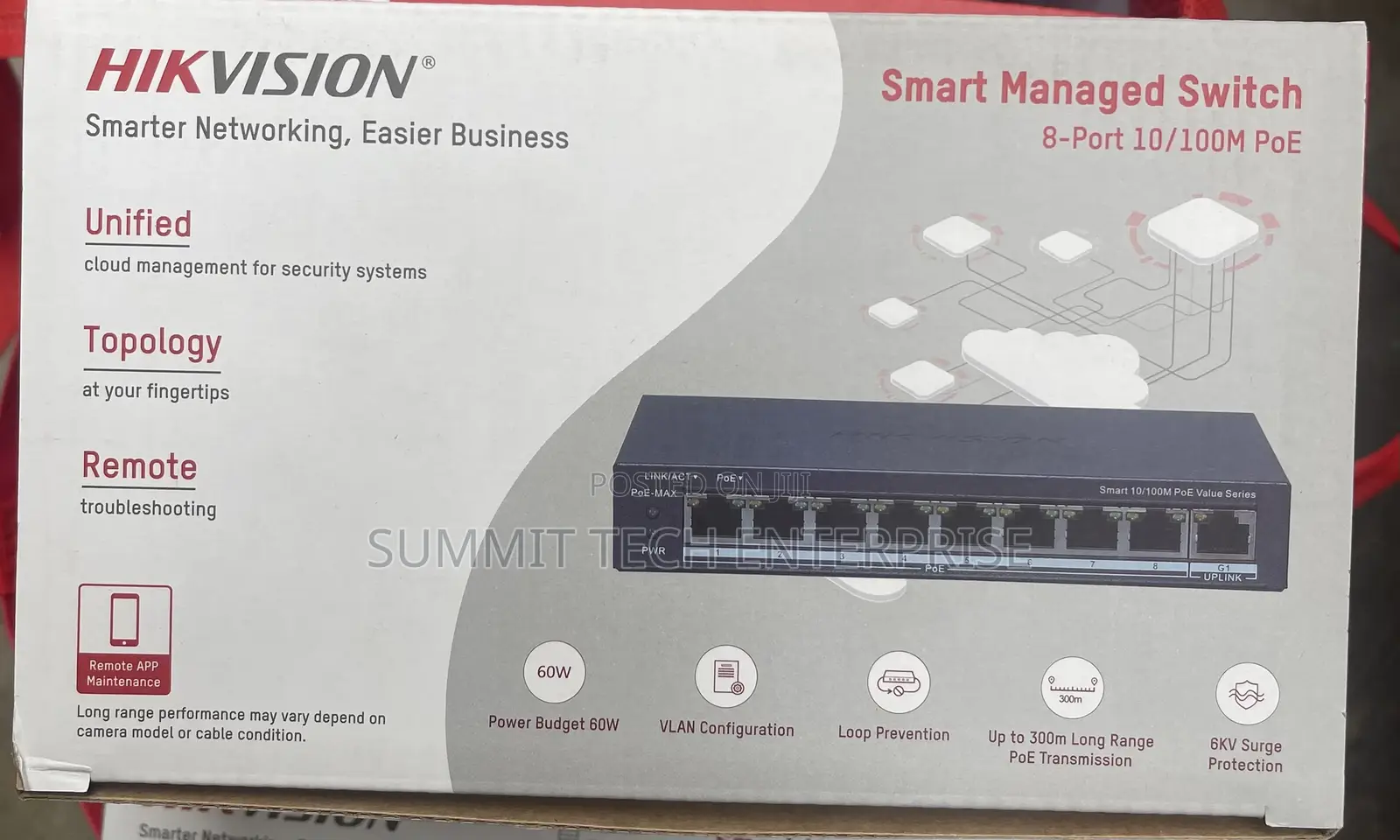 Hikvision 8port Poe Switch