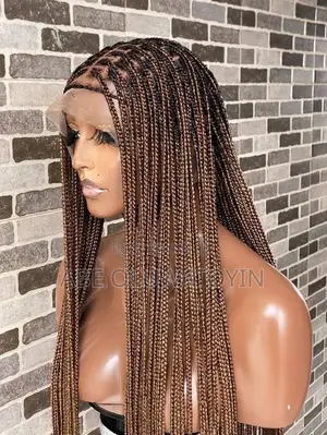 Gold Braided Wig