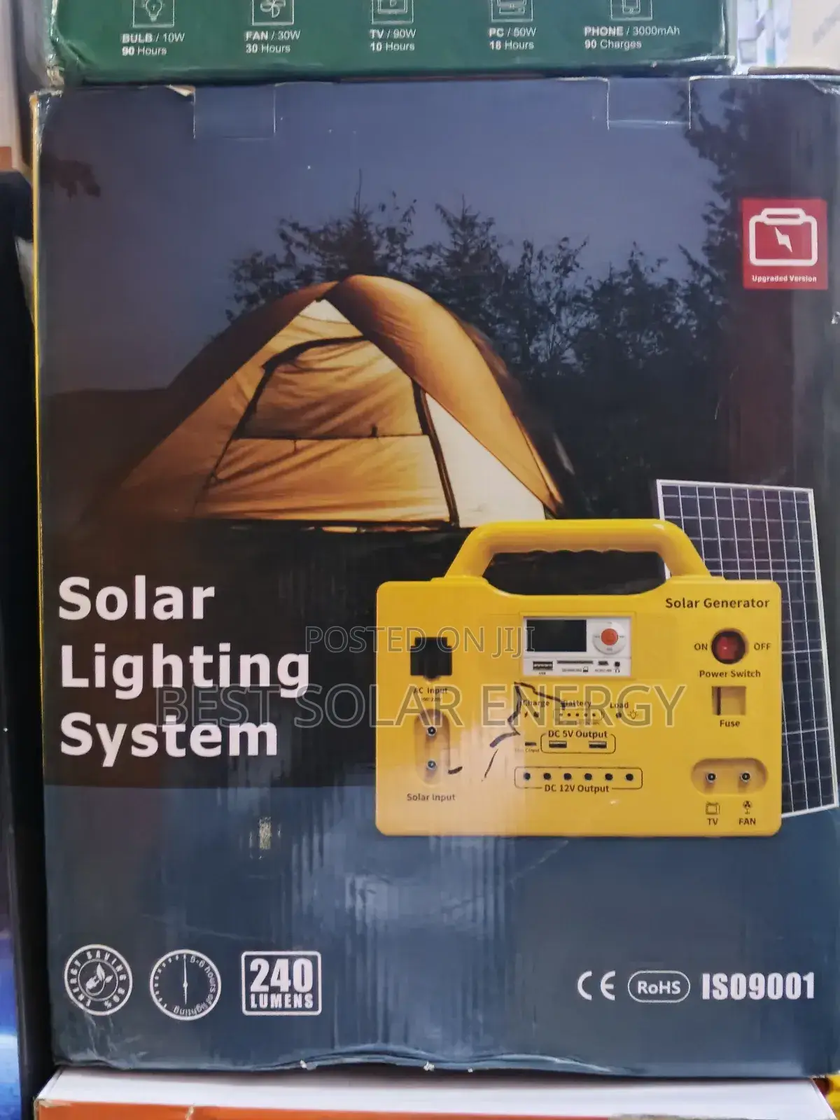 Solar Kit With Panel and Bulb