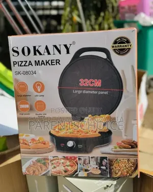 Sokany Electric Non-Stick Pizza Maker- 2000w
