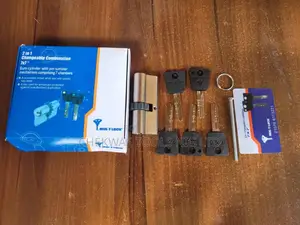 2 in 1 Changeable Combination 7x7 Israeli Euro Cylinder
