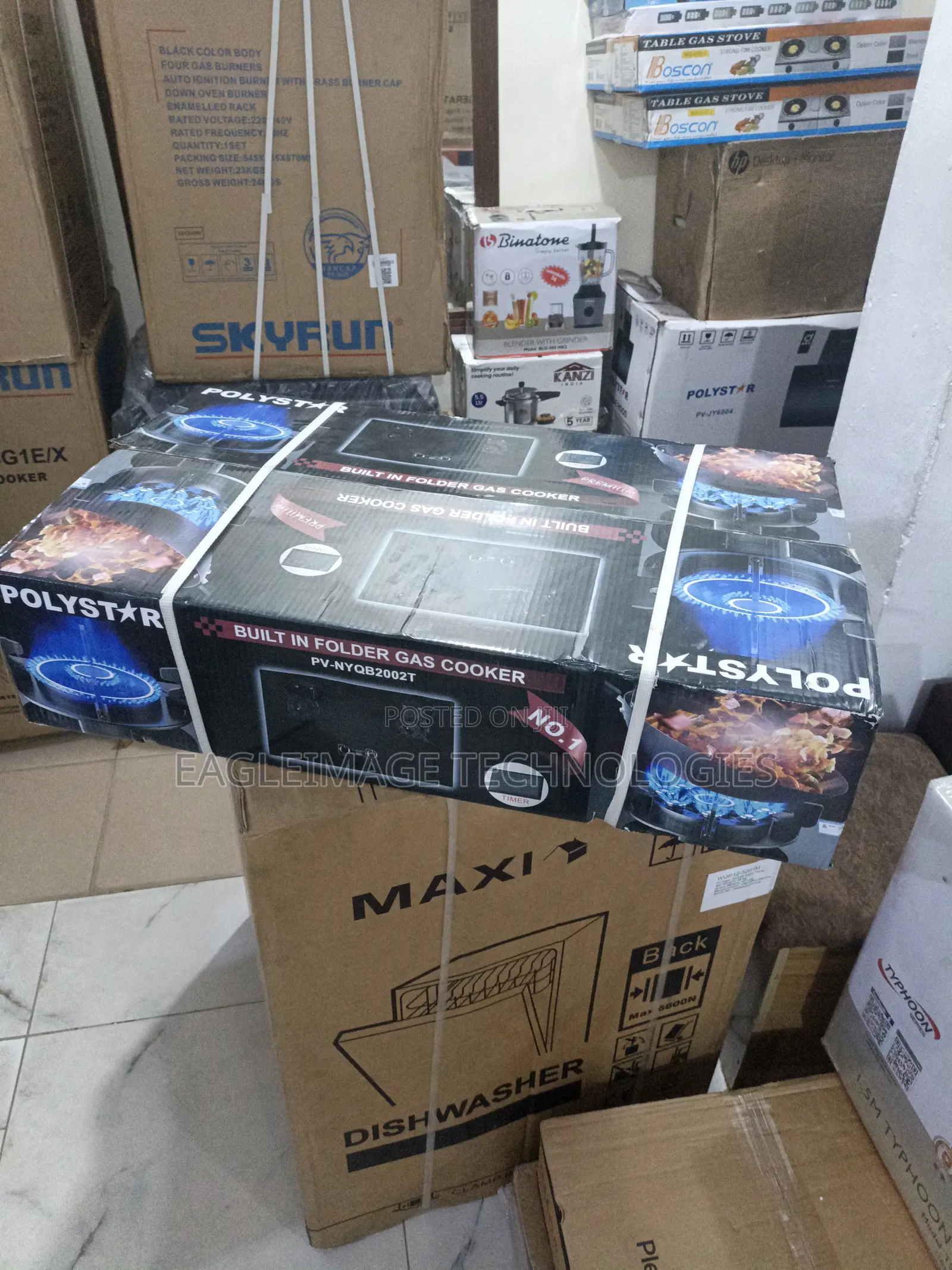 Fast Heating Polystar 2-Gas Hob Unit