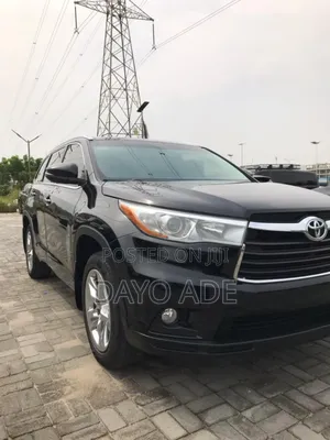 Toyota Highlander Limited 4dr SUV AWD (3.5L 6cyl 6A) 2015 Black