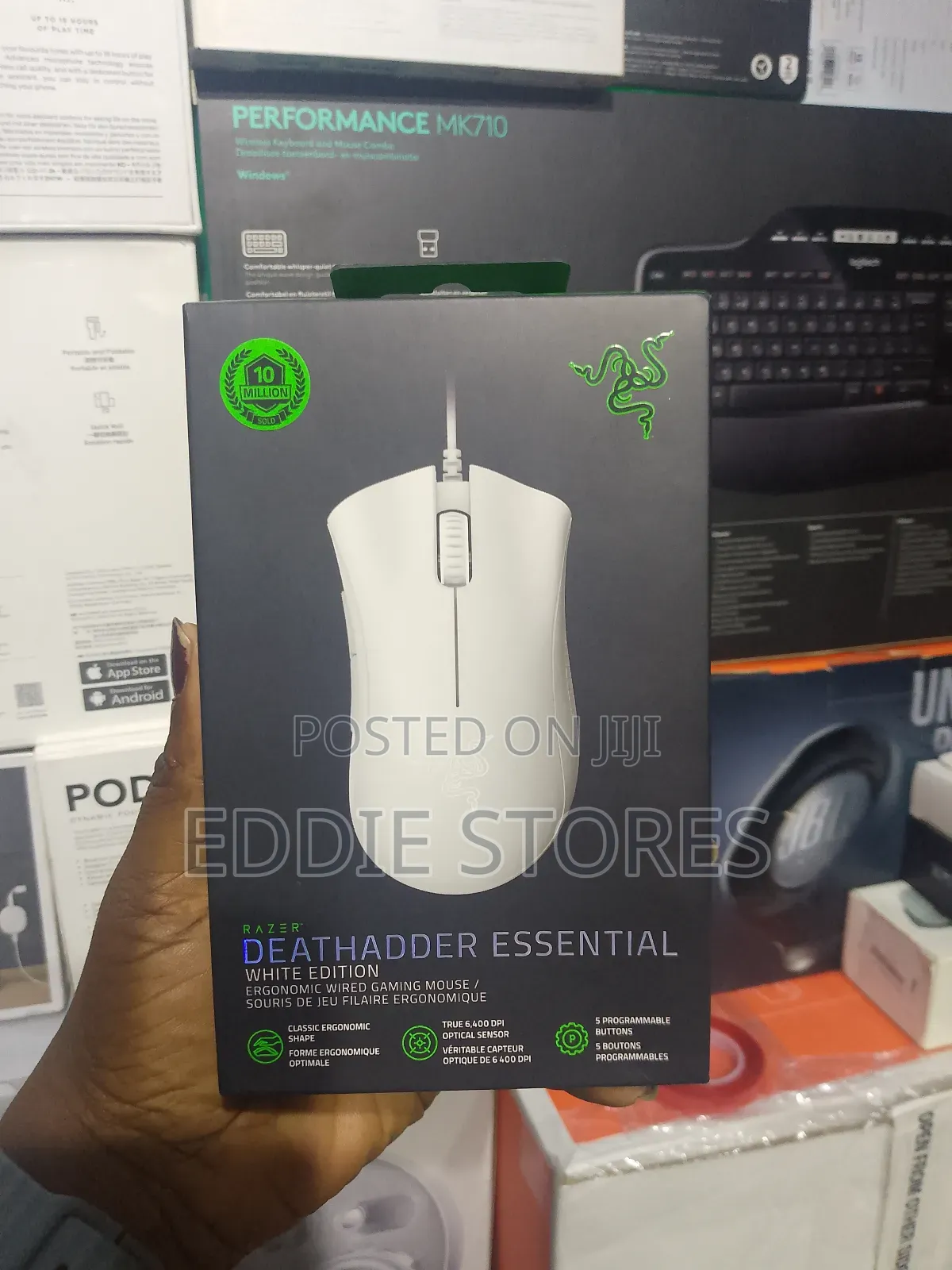 Razer Deathadder Essential Gaming Mouse White