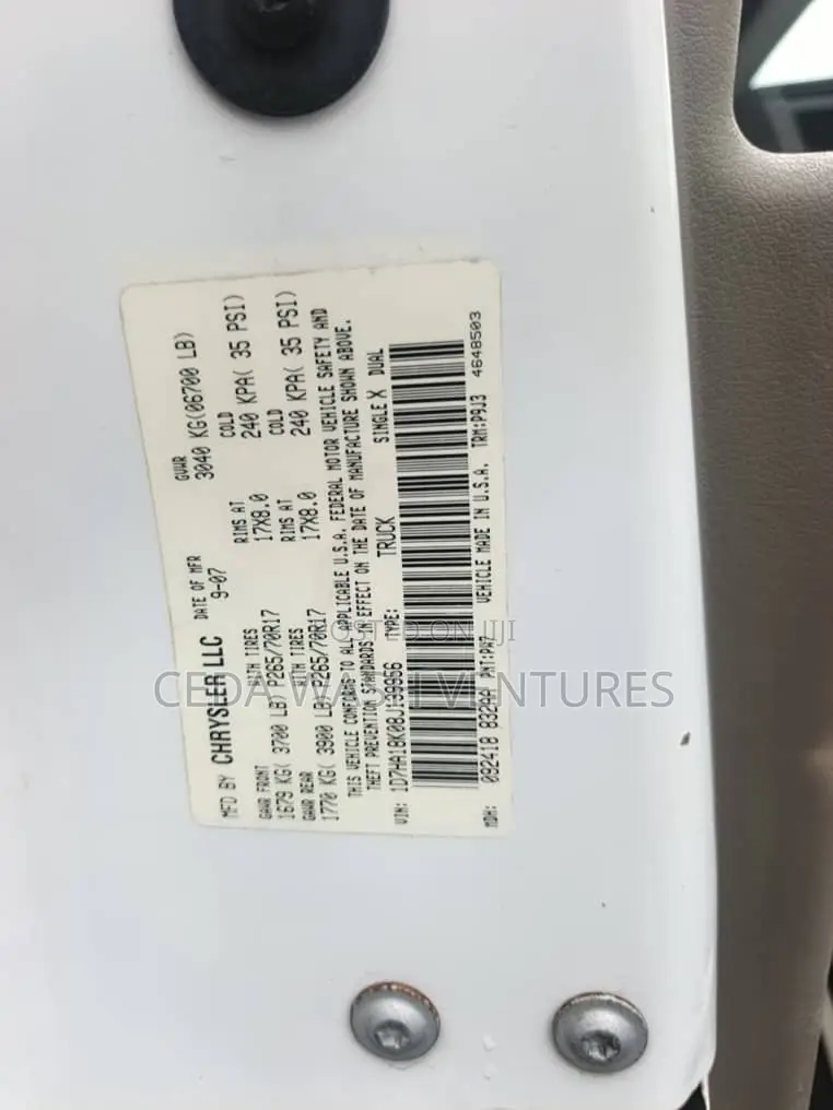 Dodge RAM 2008 White