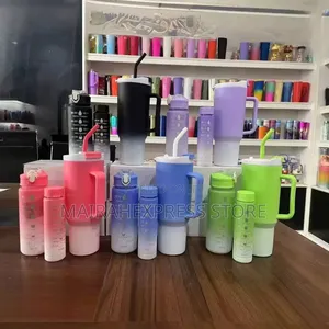 3pcs/Set Gradient Water Bottles Hmk