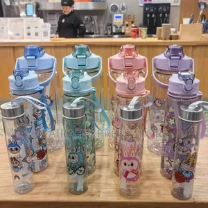3pcs/Set High Quality Cute Cartoon Water Bottle HMK