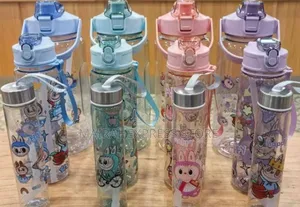 3pcs/Set High Quality Cute Cartoon Water Bottle HMK