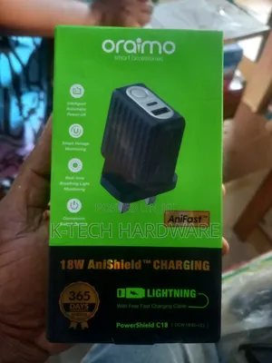 18w Oraimo Power Shield C18 iPhone Fast Charger
