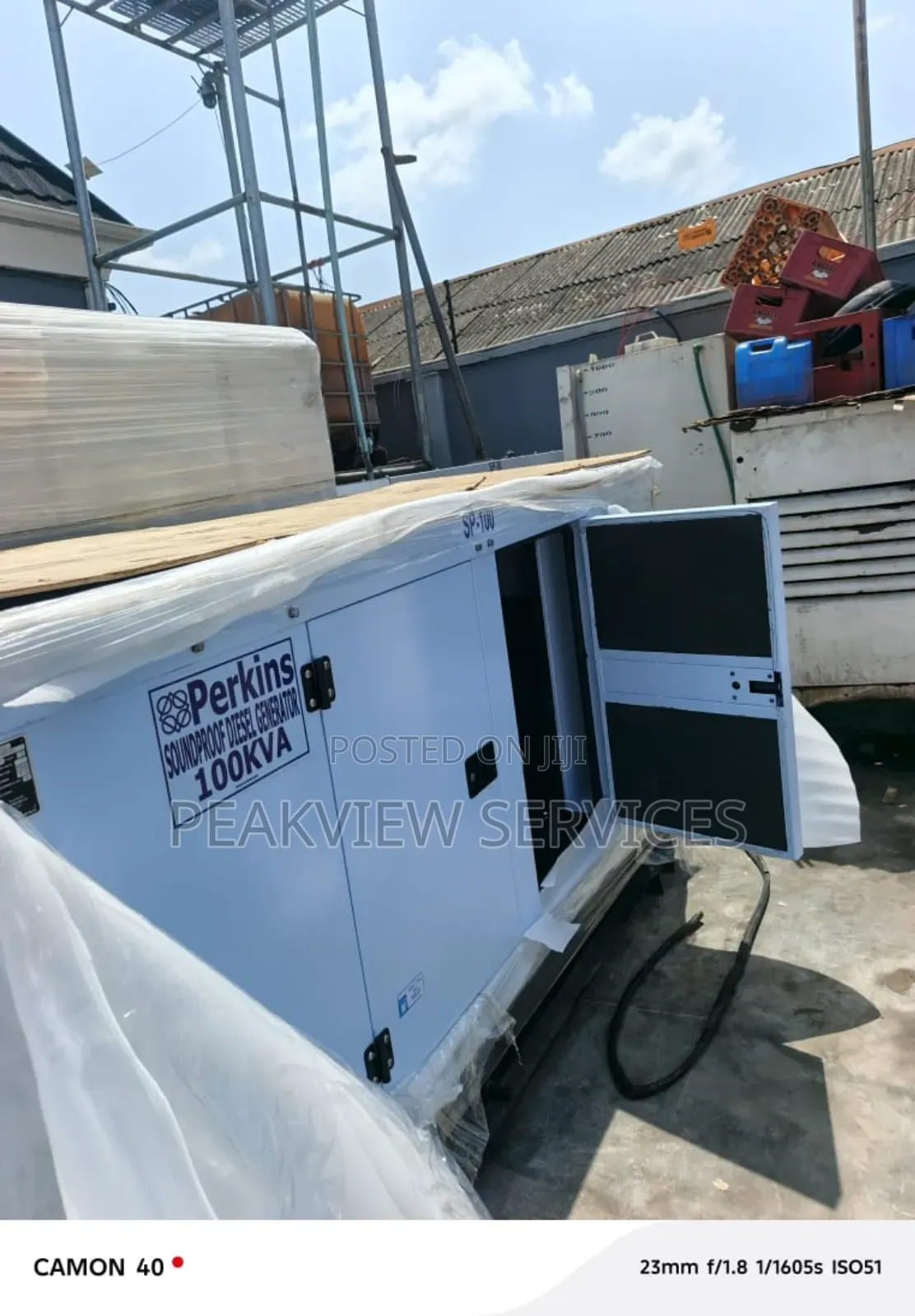 High-Performance Perkins 100kva Soundproof Generator