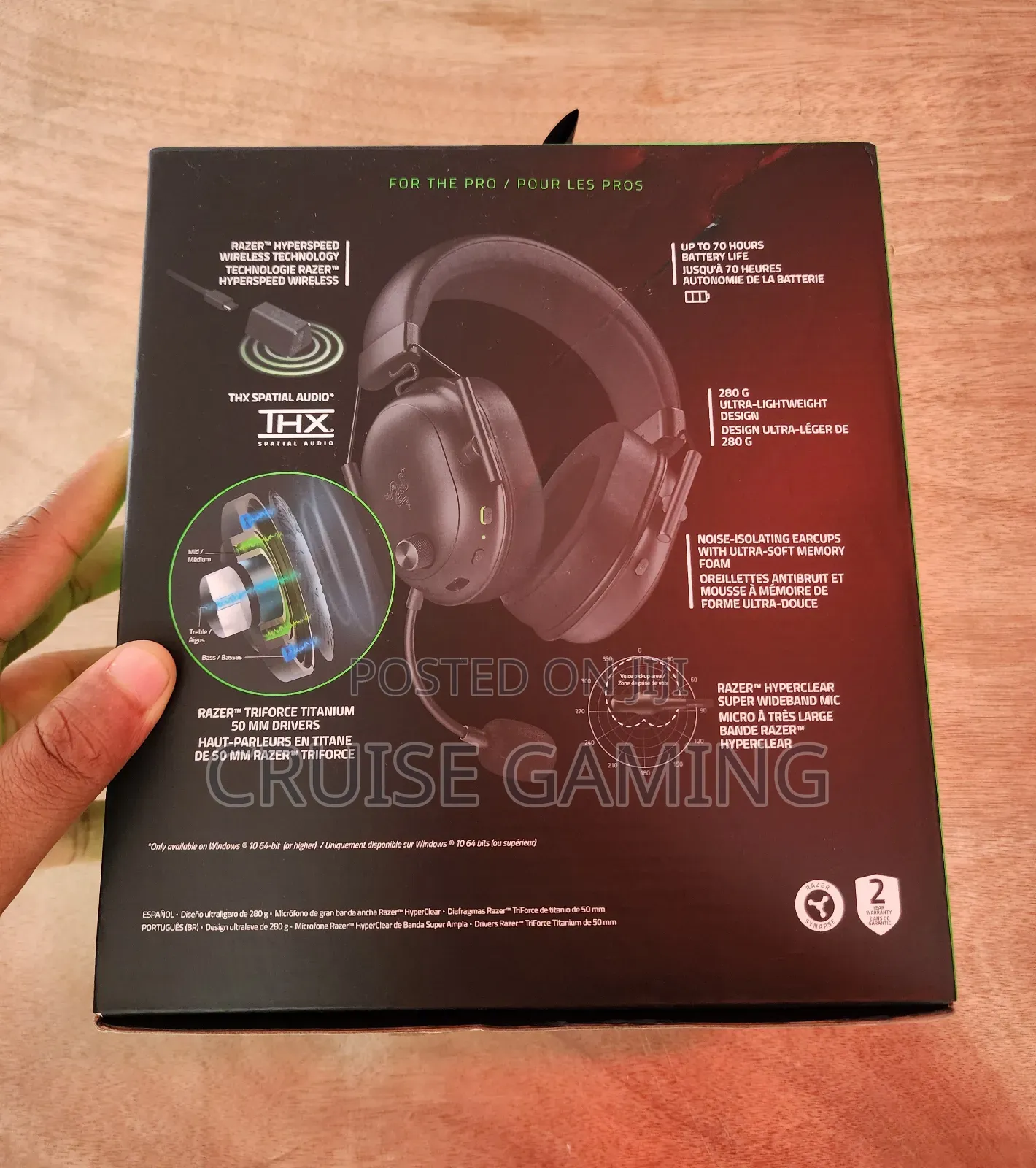 Razer Blackshark V2 Hyperspeed Wireless Gaming Headset