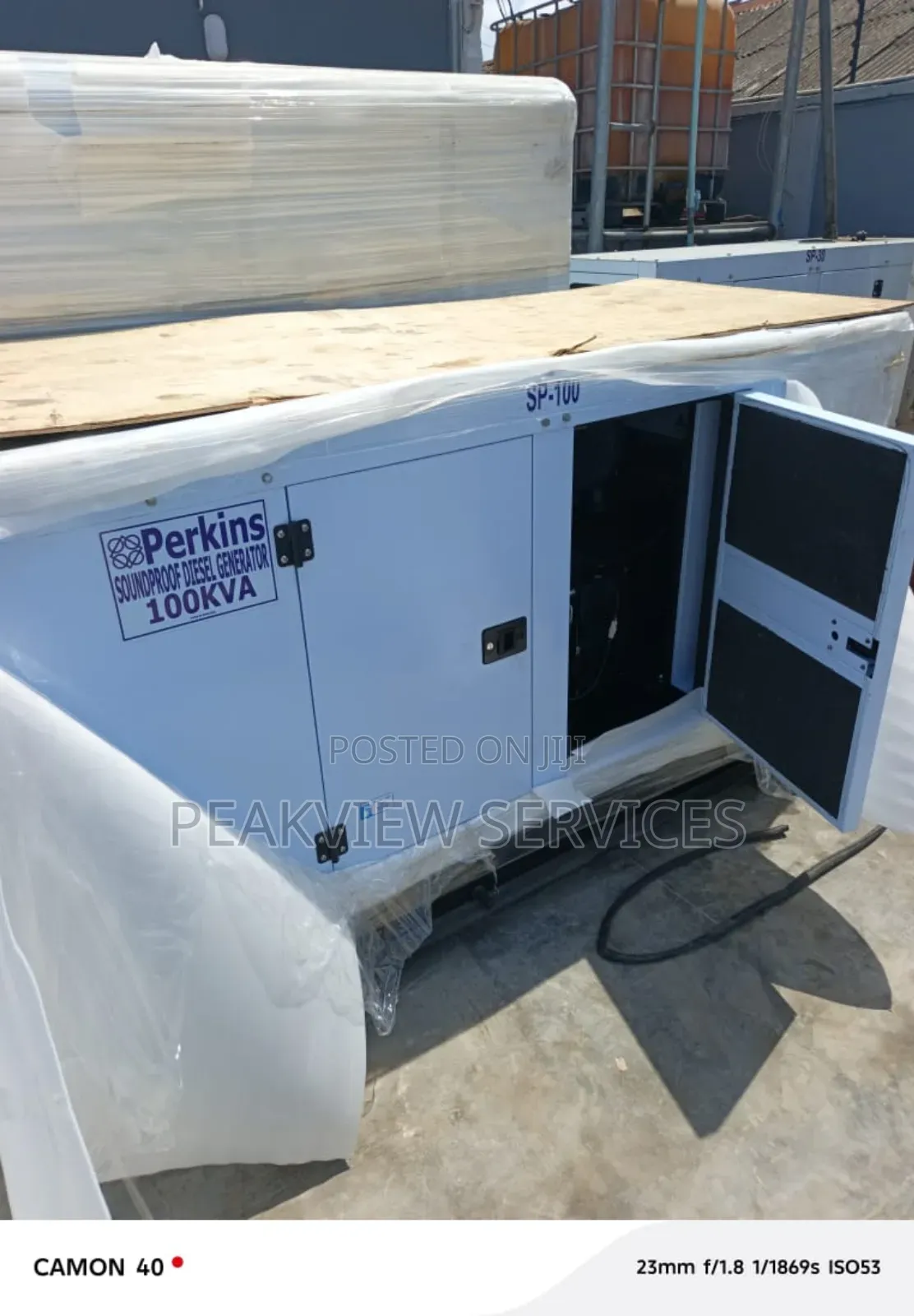100kva Perkins Silent Generator for Continuous Operation