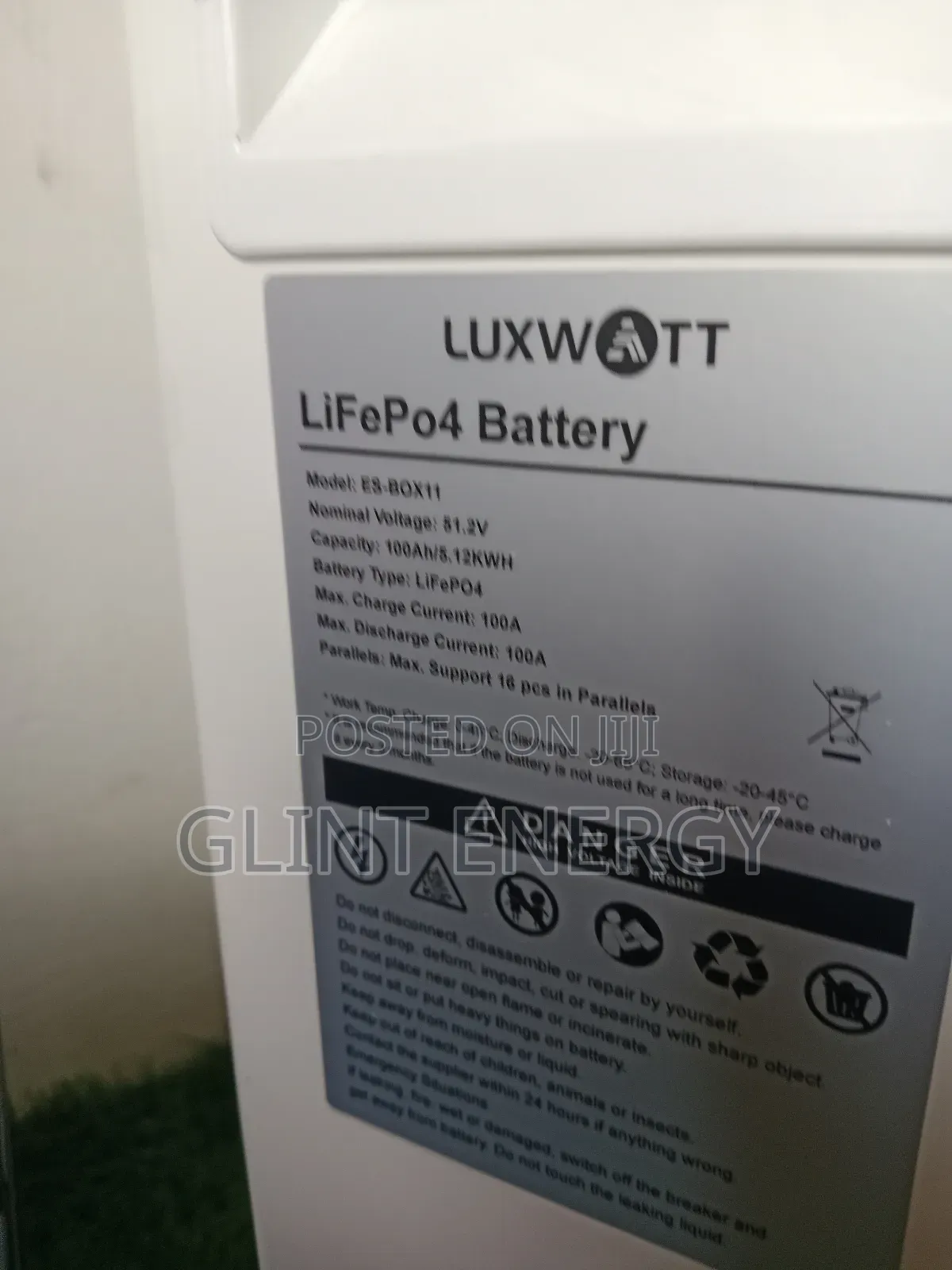 5kwh  51.2v Luxwatt Lithium Battery