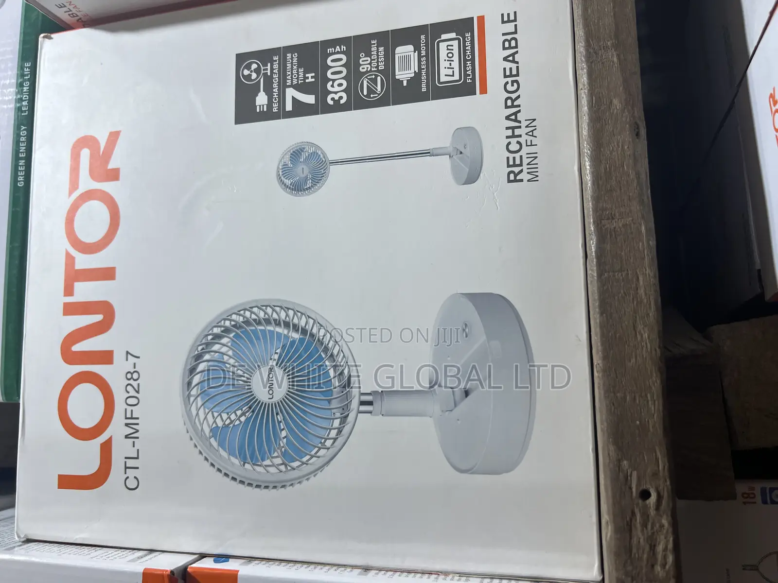 Long Adjustable Table Fan