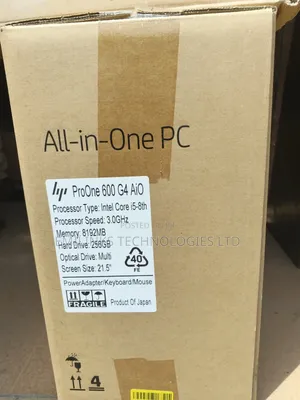 New Desktop Computer HP ProOne 600 8GB Intel Core I5 SSD 256GB