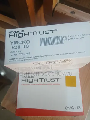 Evolis High Trust Advanced Consumables For Quality Printing