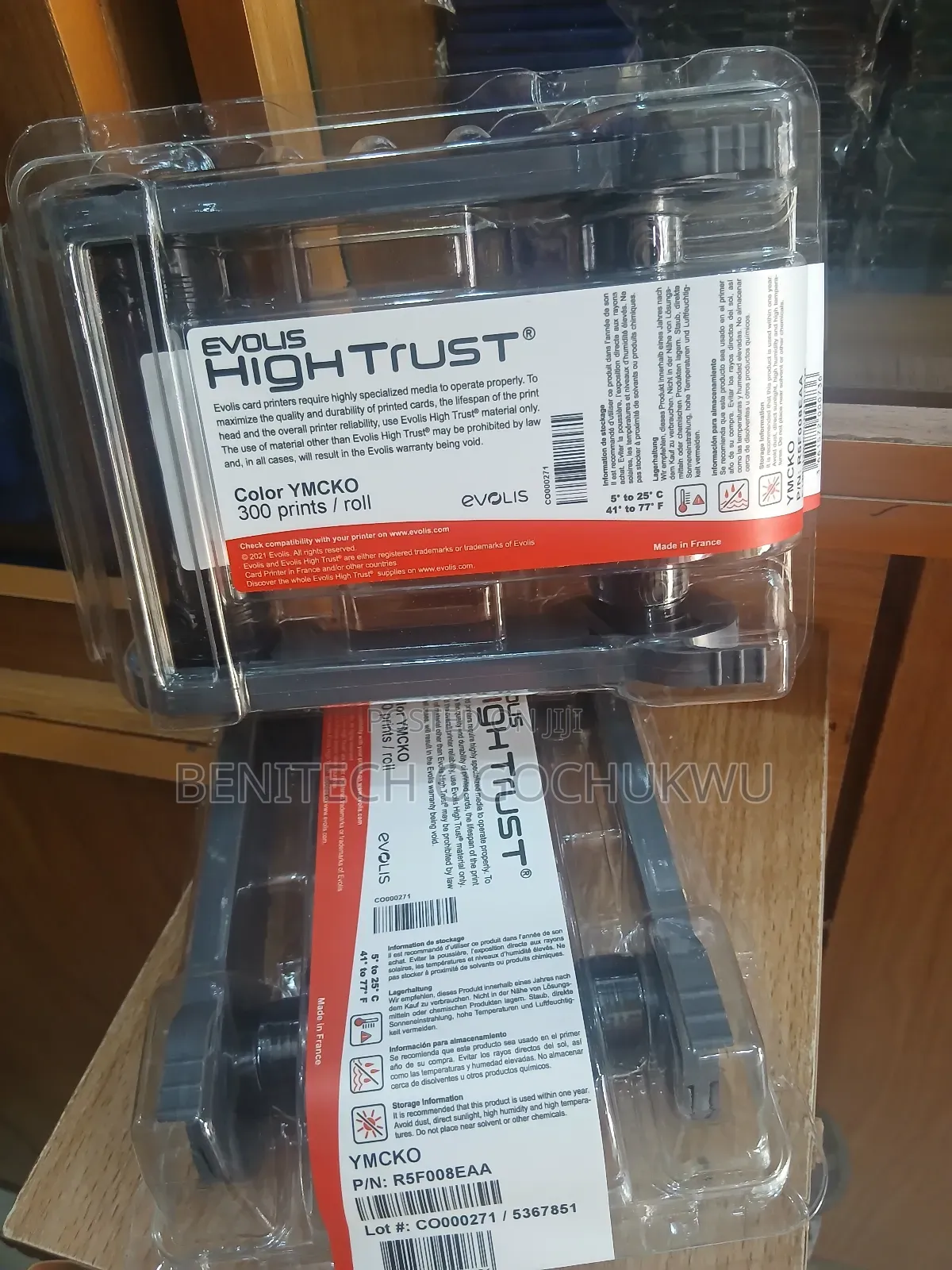 Evolis High Trust Color Ymcko 300 Prints/Roll