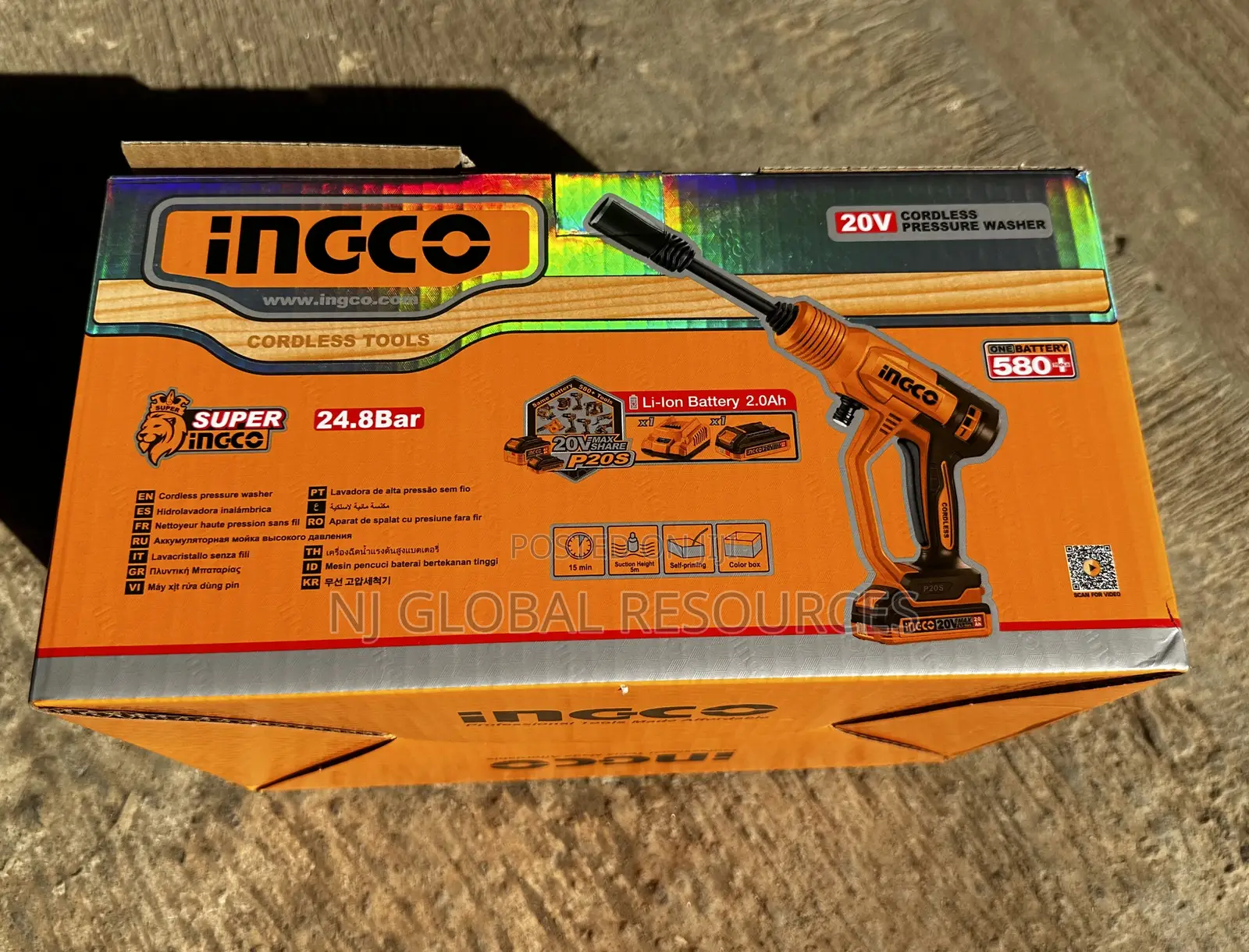 Ingco Cordless Pressure Washer