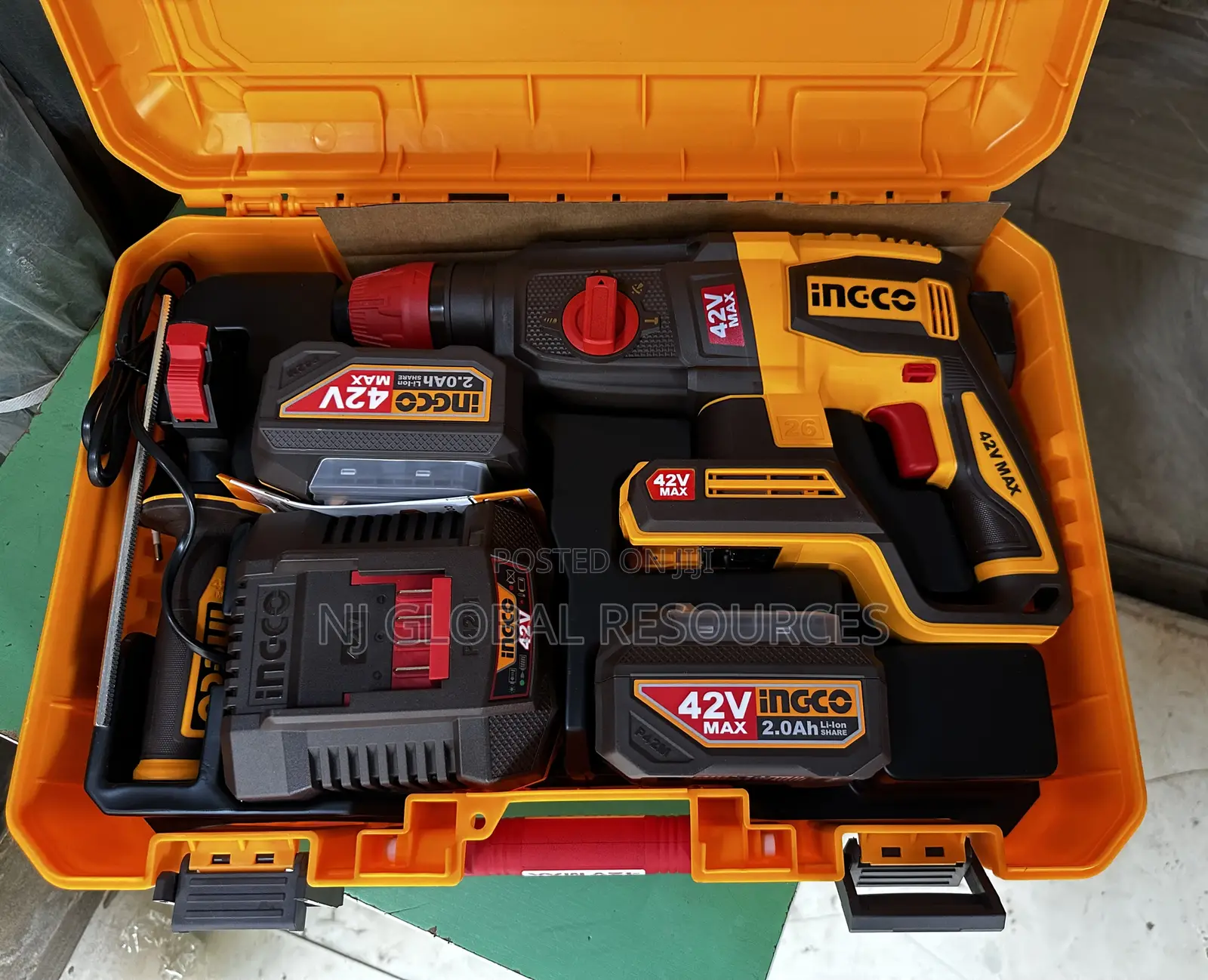 26mm 42v Ingco Cordless Rotary Hammer