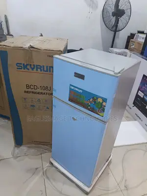 Skyrun 85 Liters Double Door Fridge - New Arrival