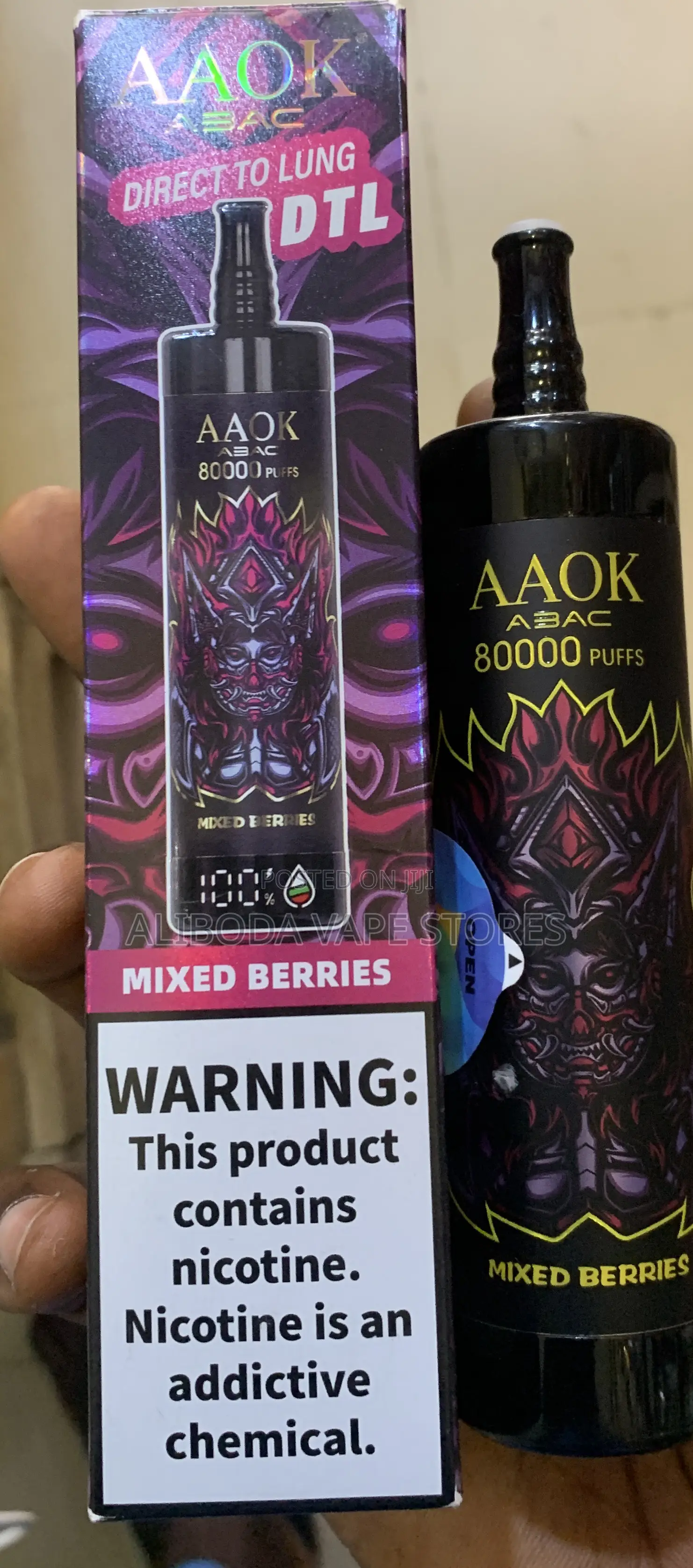 Aaok Ak80000 Puffs Rechargeable