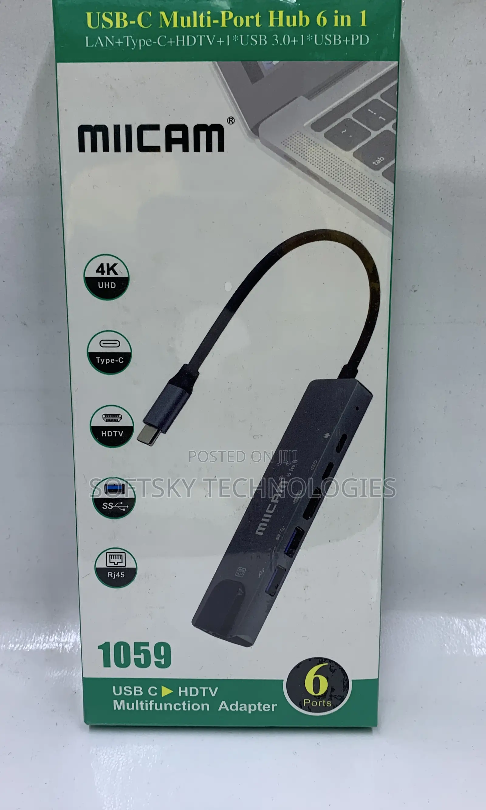 Miicam Usb-C Multi-Port Hub 6 in 1