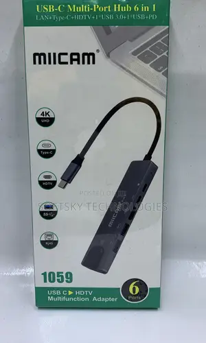 Miicam Usb-C Multi-Port Hub 6 in 1