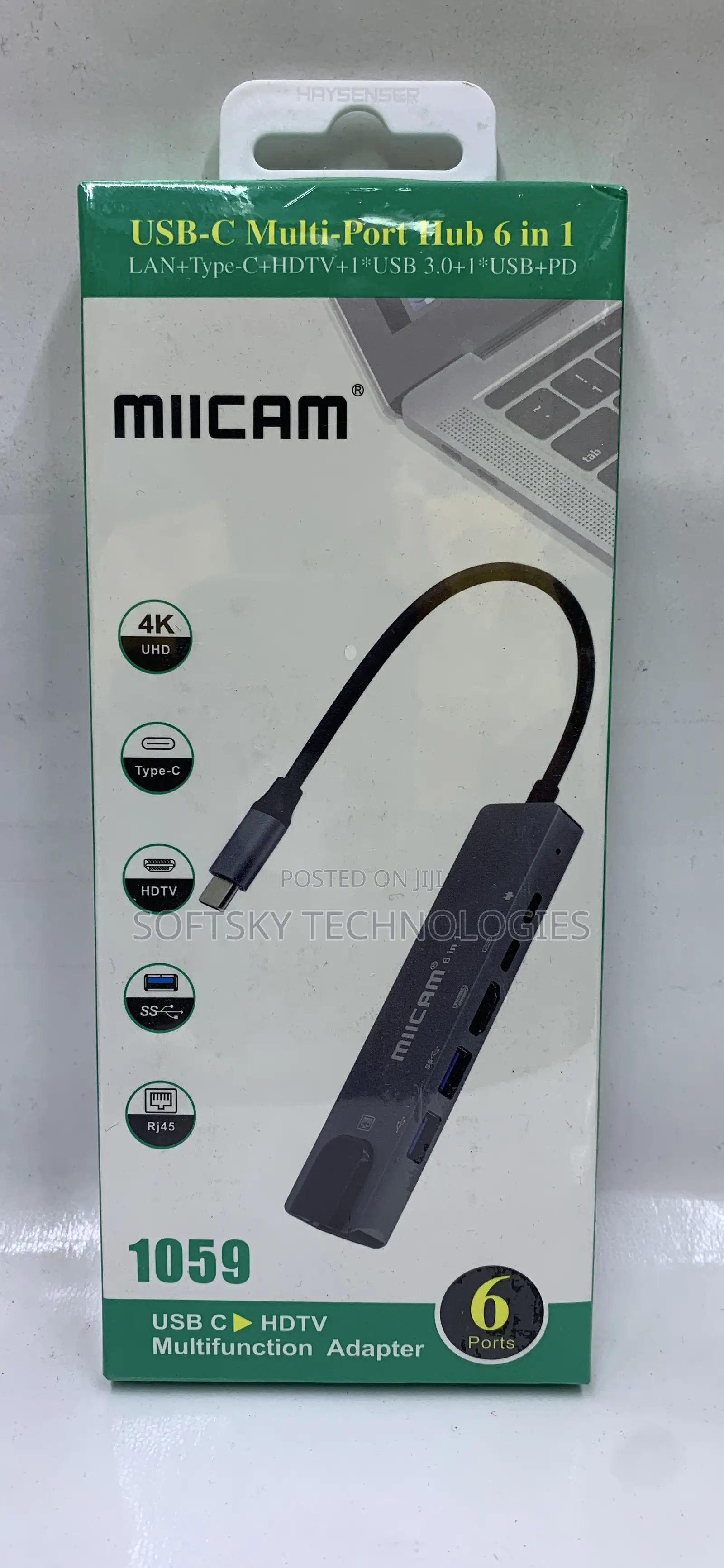 Miicam Usb-C Multi-Port Hub 6 in 1