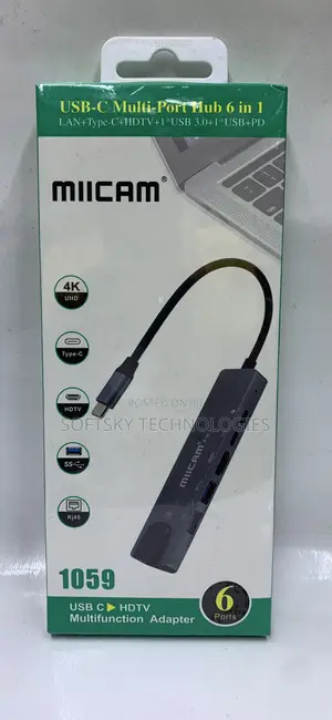 Miicam Usb-C Multi-Port Hub 6 in 1