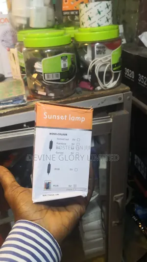 Sunset Led Projection Lamp – 16 Colors Atmosphere Light