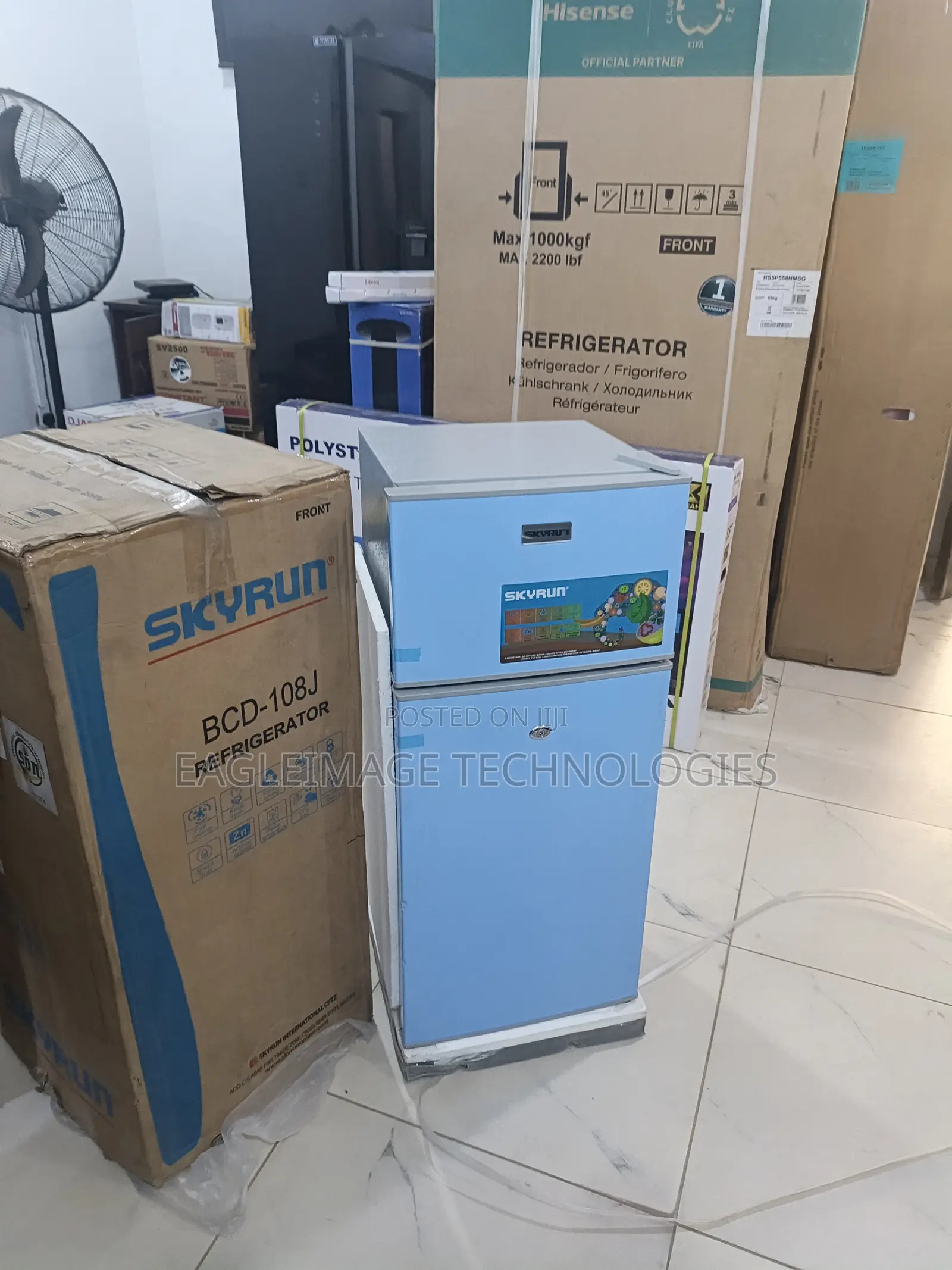 Space-Saving Skyrun 85l Double Door Refrigerator