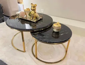 Marble Centre Table 2 In1