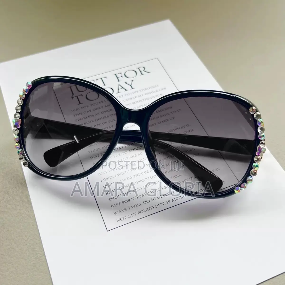 Rhinestone Sunglasses.