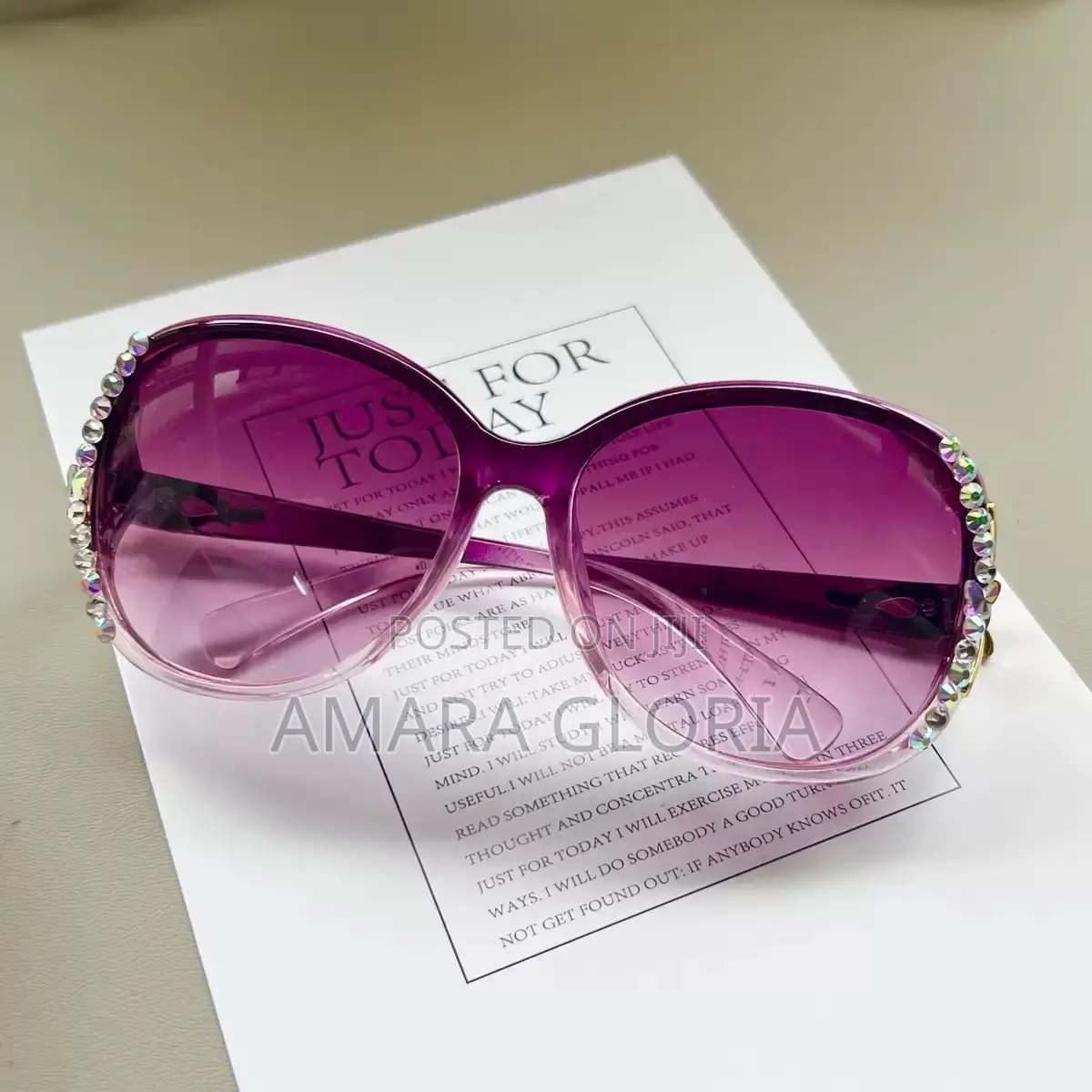 Rhinestone Sunglasses.