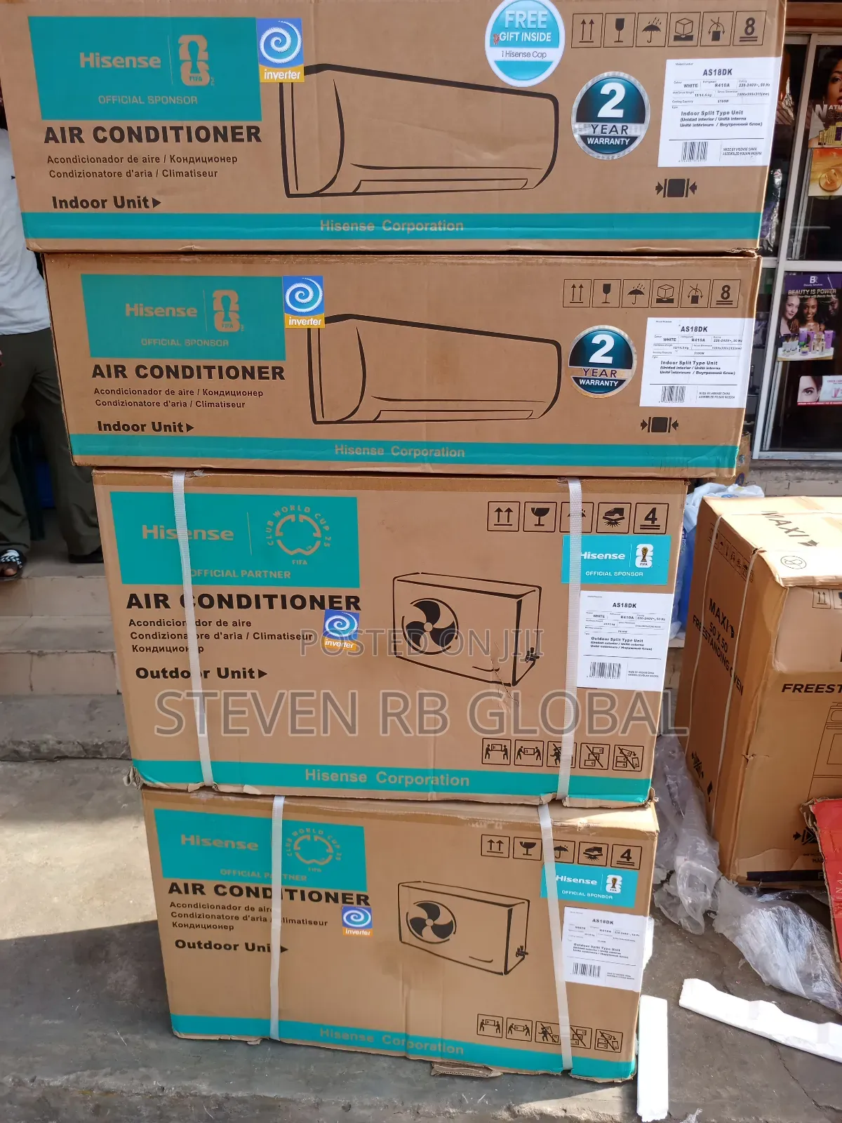 Hisense 2.0hp Inverter Split Air Conditioner – White