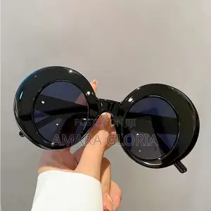 Round Frame Sunglasses Protection.