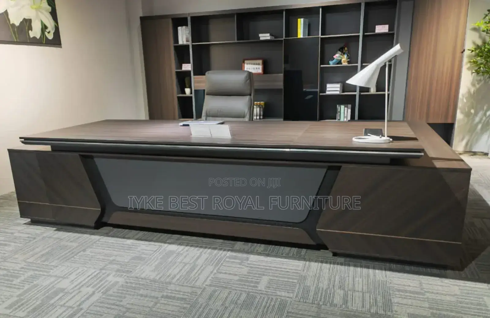 2.4miter Office Executive Table With Extension