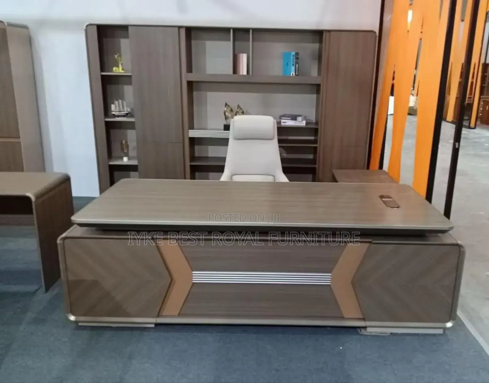2.4miter Office Executive Table With Extension