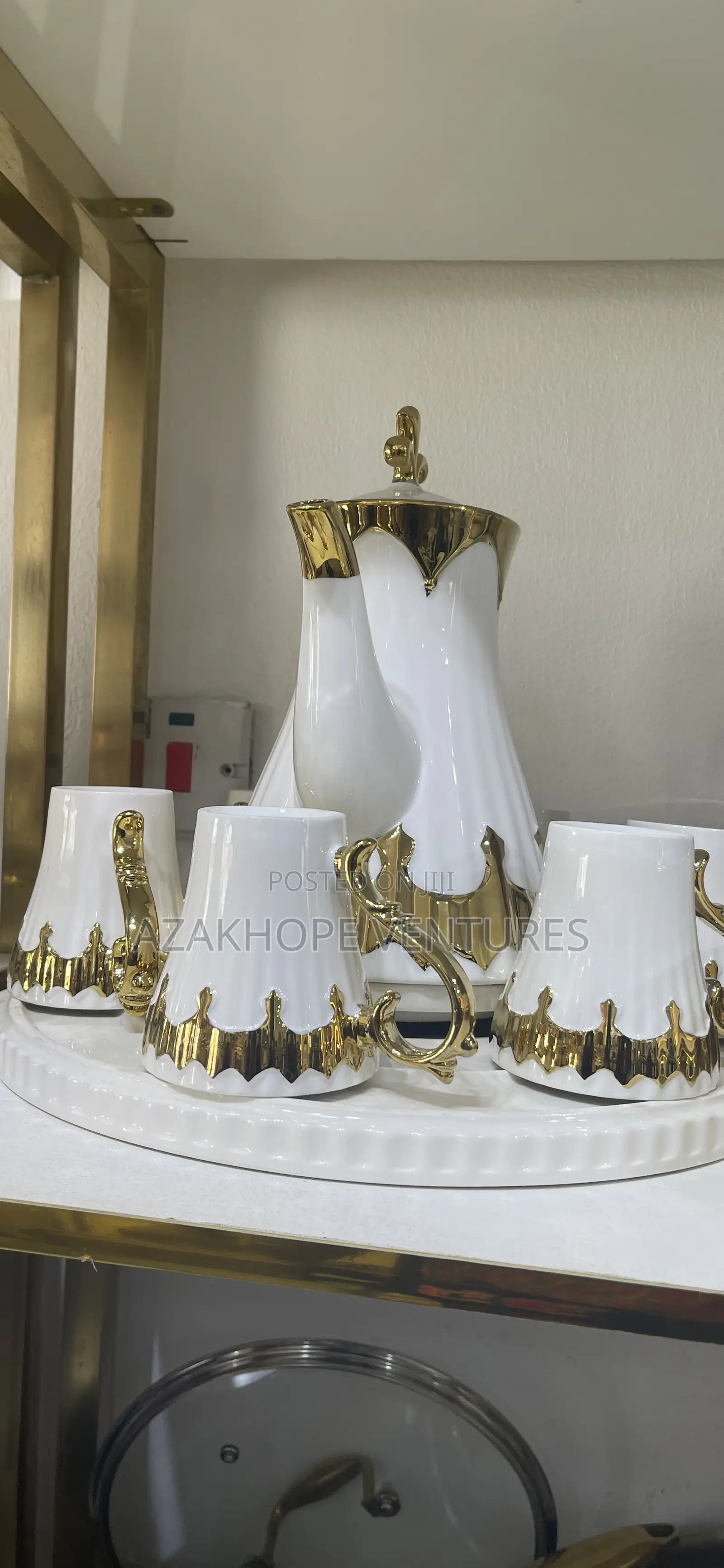 Tea Set ( Tea Cups With Tray and Jug)