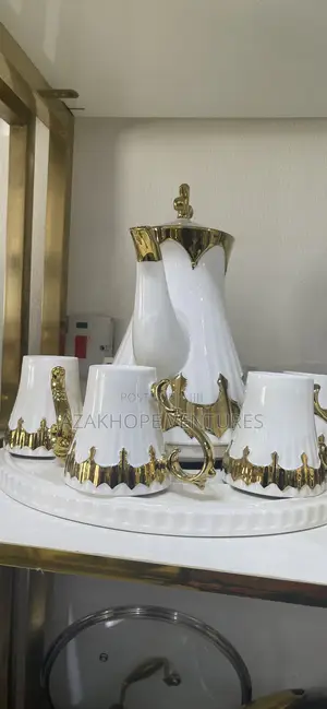 Tea Set ( Tea Cups With Tray and Jug)
