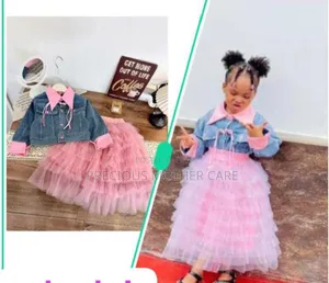 Quality Loxirious Girl Mix Jean Jacket With Skirt