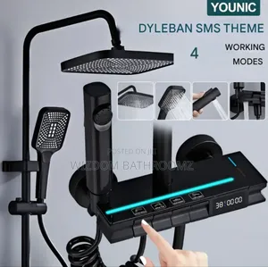 Quality Black Led Shower