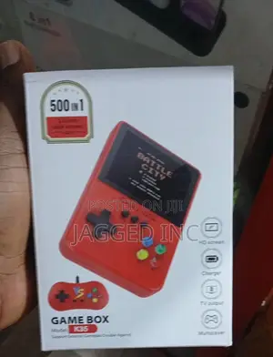  500-in-1 Game Box – Rechargeable Handheld Console With Tv Output